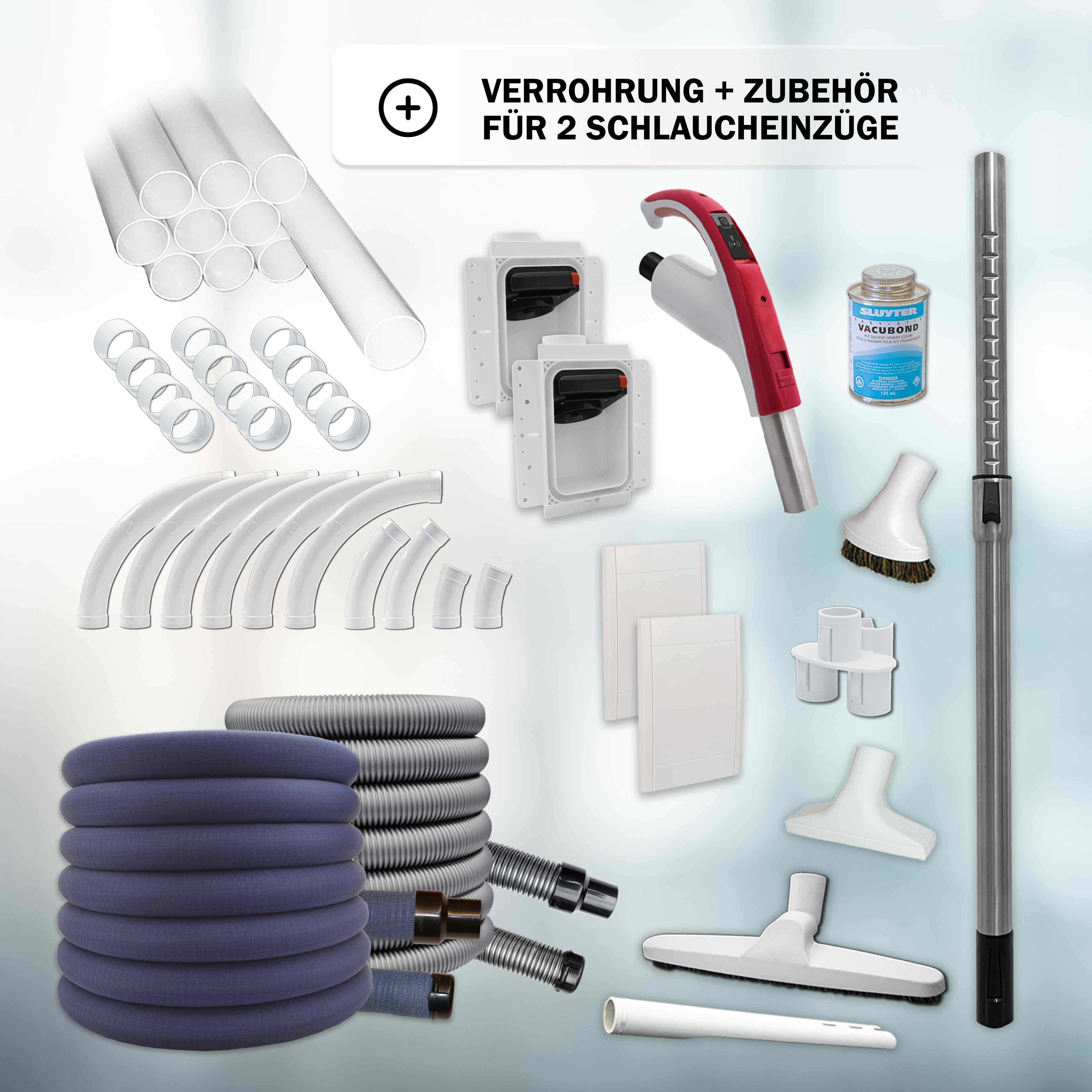 Set Nr. GV2025 high-quality-line 2-motorig - inkl. 2 Schlaucheinzüge