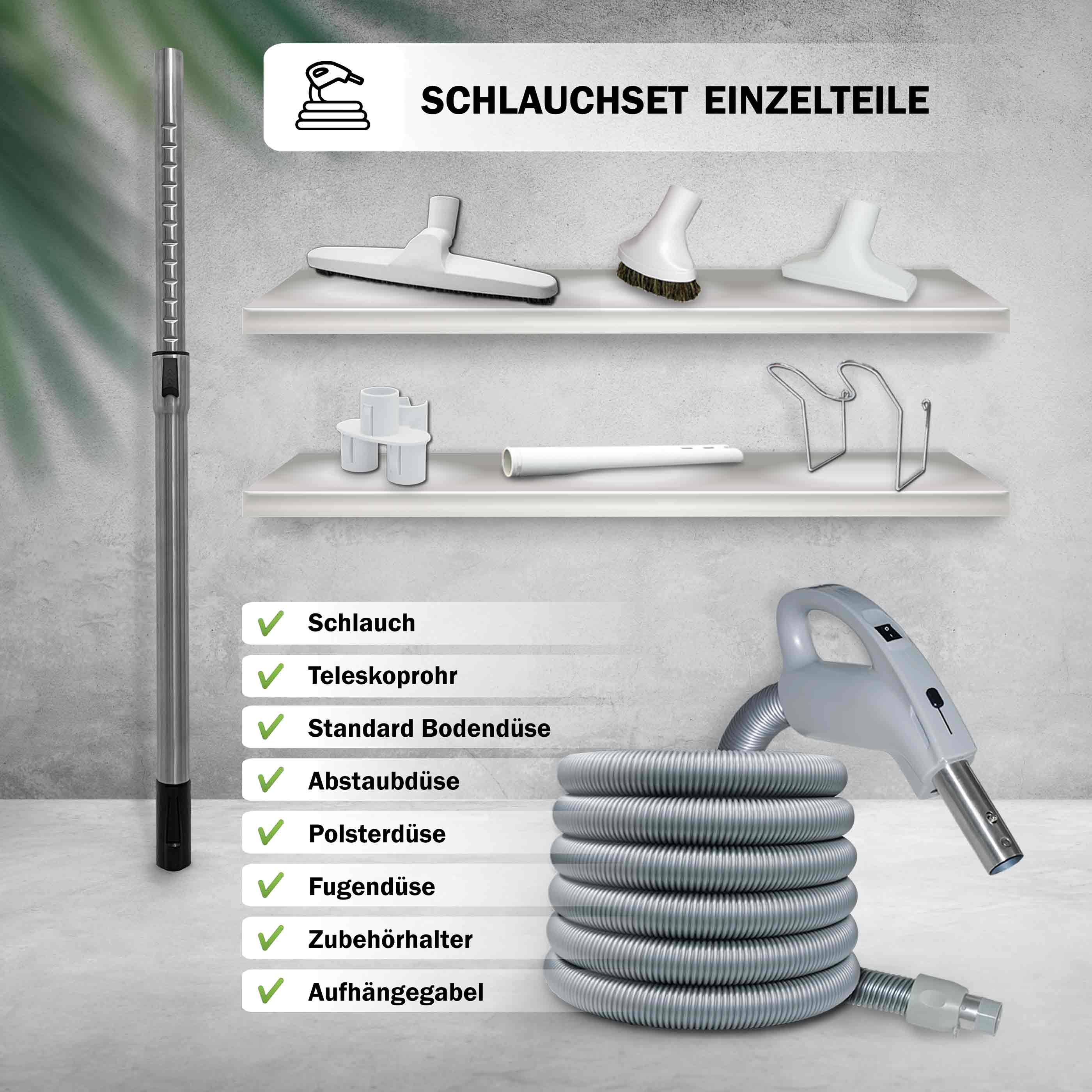 Set Nr. GV725 high-quality-line inkl. 1x Schlaucheinzug + 3 Normdosen