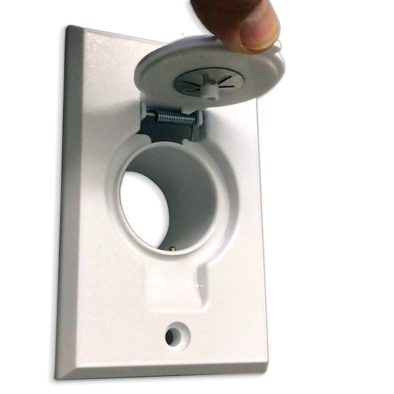 Saugdose Runddeckel - weiß